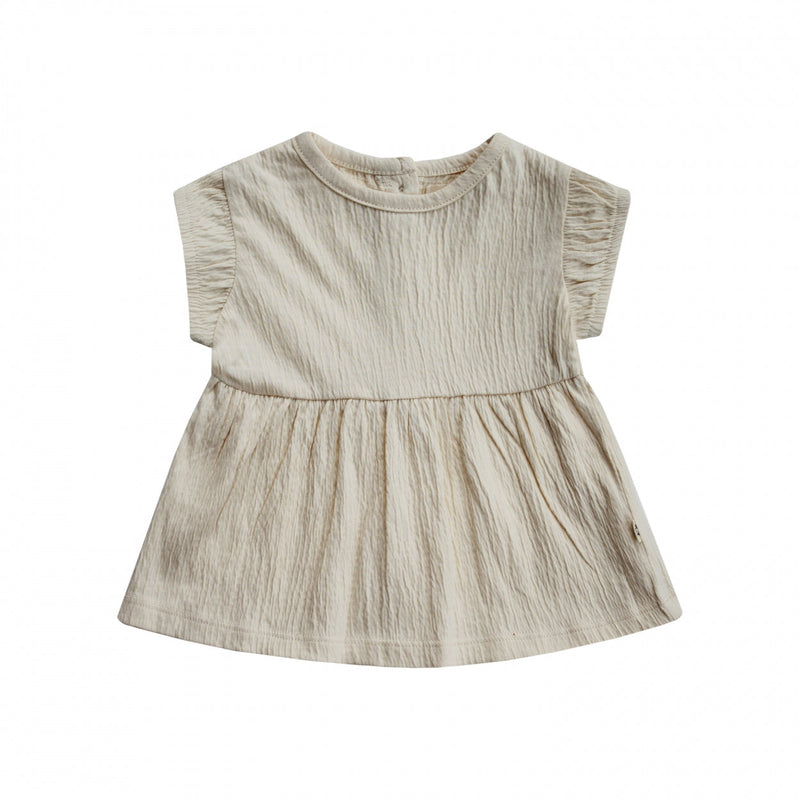 Meisjes T-Shirt Wavy | Dixie van Your Wishes in de kleur Ivory in maat 68.