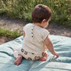 Meisjes T-Shirt Wavy | Dixie van Your Wishes in de kleur Ivory in maat 68.