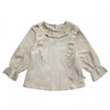 Meisjes T-Shirt Wavy | Darla van Your Wishes in de kleur Ivory in maat 134/140.