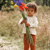 Meisjes T-Shirt Wavy | Darla van Your Wishes in de kleur Ivory in maat 134/140.