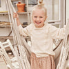 Meisjes T-Shirt Wavy | Darla van Your Wishes in de kleur Ivory in maat 134/140.