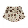 Meisjes Short Papajas | Amira van Your Wishes in de kleur Apricot Brandy in maat 92.