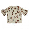 Meisjes T-Shirt Papajas | Alyssa van Your Wishes in de kleur Apricot Brandy in maat 92.