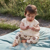 Meisjes Legging Papajas | Nova van Your Wishes in de kleur Apricot Brandy in maat 68.