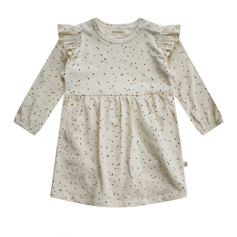 Meisjes Romper/Dress Specs | Diane van Your Wishes in de kleur Ivory in maat 68.