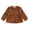 Meisjes Blouse Sunset | Aniek van Your Wishes in de kleur Glazed Ginger in maat 68.