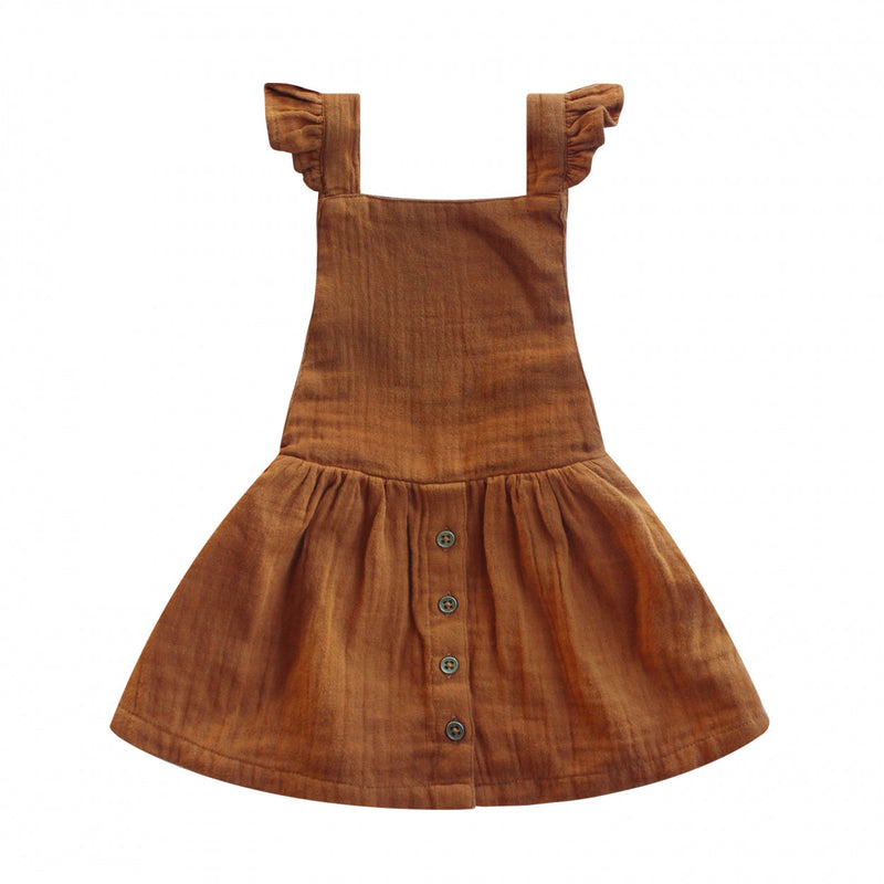 Meisjes Dress Sunset | Danielle van Your Wishes in de kleur Glazed Ginger in maat 92.