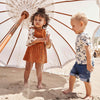 Meisjes Dress Sunset | Danielle van Your Wishes in de kleur Glazed Ginger in maat 92.