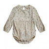 Meisjes Romper Palms | Chloe van Your Wishes in de kleur Ivory in maat 68.