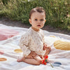 Meisjes Romper Palms | Chloe van Your Wishes in de kleur Ivory in maat 68.