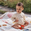 Meisjes Romper Palms | Chloe van Your Wishes in de kleur Ivory in maat 68.
