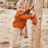 Jongens Pants Raya | Calle van Your Wishes in de kleur Glazed Ginger in maat 68.