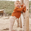 Jongens Pants Raya | Calle van Your Wishes in de kleur Glazed Ginger in maat 68.