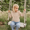 Meisjes Longsleeve striped Raya | Danica van Your Wishes in de kleur Glazed Ginger in maat 92.