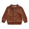 Jongens Cardigan Jag Spots Reversible | Carlo van Your Wishes in de kleur Glazed Ginger in maat 68.