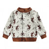 Jongens Cardigan Jag Spots Reversible | Carlo van Your Wishes in de kleur Glazed Ginger in maat 68.