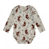 Jongens Romper Jaguar | Donno van Your Wishes in de kleur Glazed Ginger in maat 68.