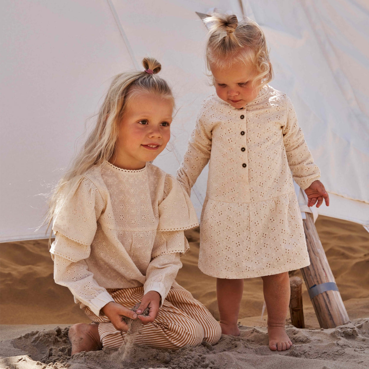 Your Wishes Meisjes Jurk Maat 134 Leaves Shift Dress