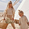 Meisjes Top longsleeve Schiffly | Dina van Your Wishes in de kleur Ivory in maat 134/140.