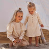 Meisjes Top longsleeve Schiffly | Dina van Your Wishes in de kleur Ivory in maat 134/140.