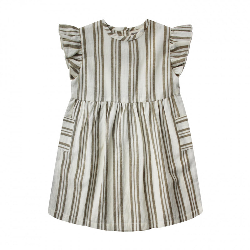 Meisjes Jurk Cancun | Danelly van Your Wishes in de kleur Plantation in maat 92.