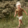 Meisjes T-Shirt Fine Rib | Dasha van Your Wishes in de kleur Plantation in maat 92.