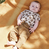 Jongens Pants Fine Rib | Dinand van Your Wishes in de kleur Plantation in maat 68.