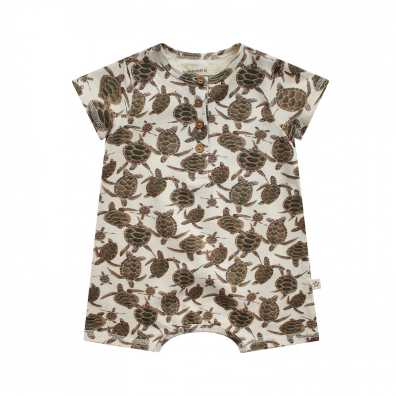 Jongens Babypak Turtle | Diego van Your Wishes in de kleur Plantation in maat 68.