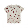 Unisexs T-Shirt Peppers | Arwen van Your Wishes in de kleur Ivory in maat 92.