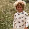 Jongens Sweater Crabs | Ciro van Your Wishes in de kleur Multicolor in maat 134/140.