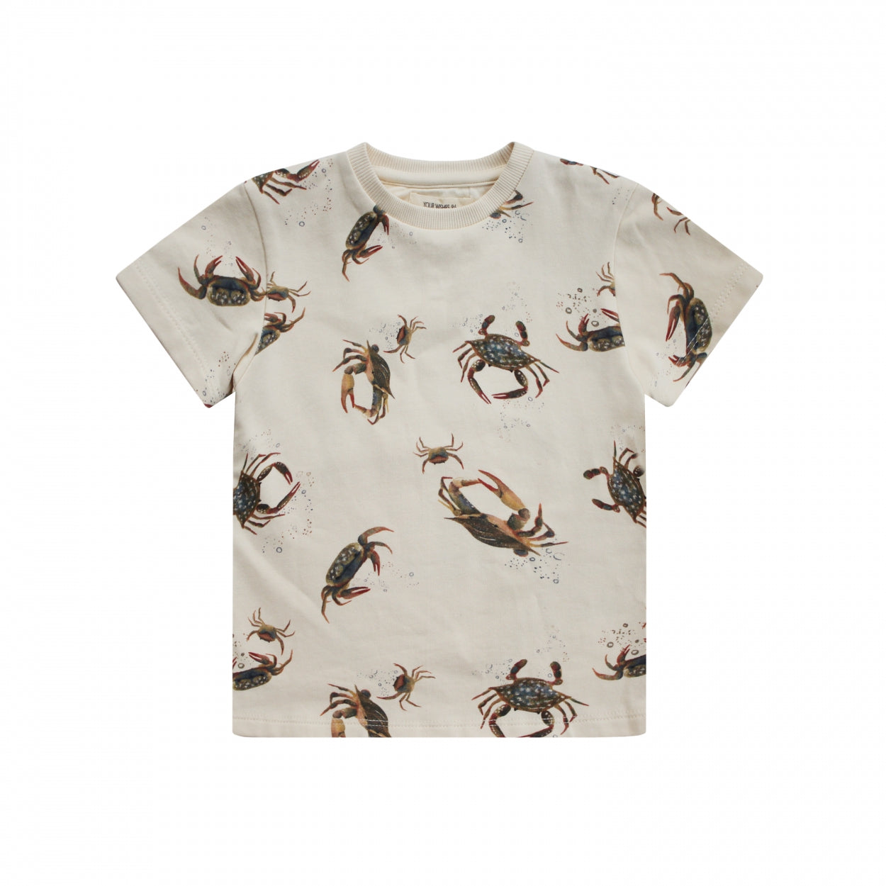 Jongens T-Shirt Crabs | Delano van Your Wishes in de kleur Multicolor in maat 134/140.