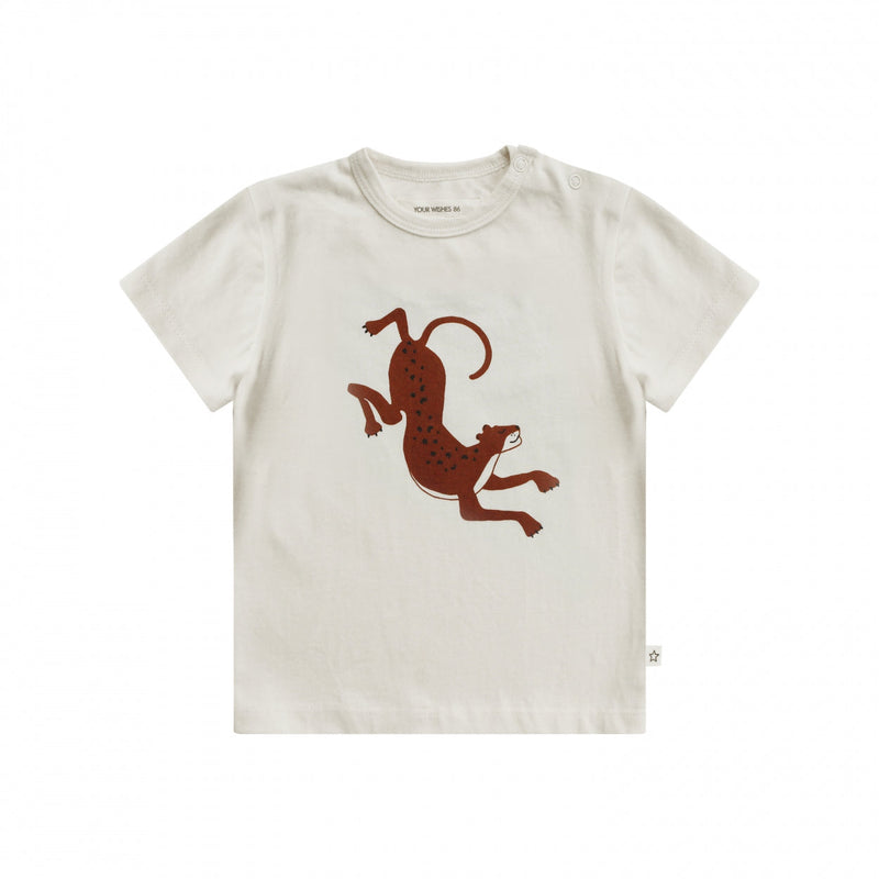 Jongens T-Shirt Jag | Arwen van Your Wishes in de kleur Ivory in maat 68.