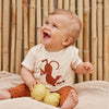 Jongens T-Shirt Jag | Arwen van Your Wishes in de kleur Ivory in maat 68.