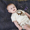 Jongens T-Shirt Big Croco | Arwen van Your Wishes in de kleur Ivory in maat 68.