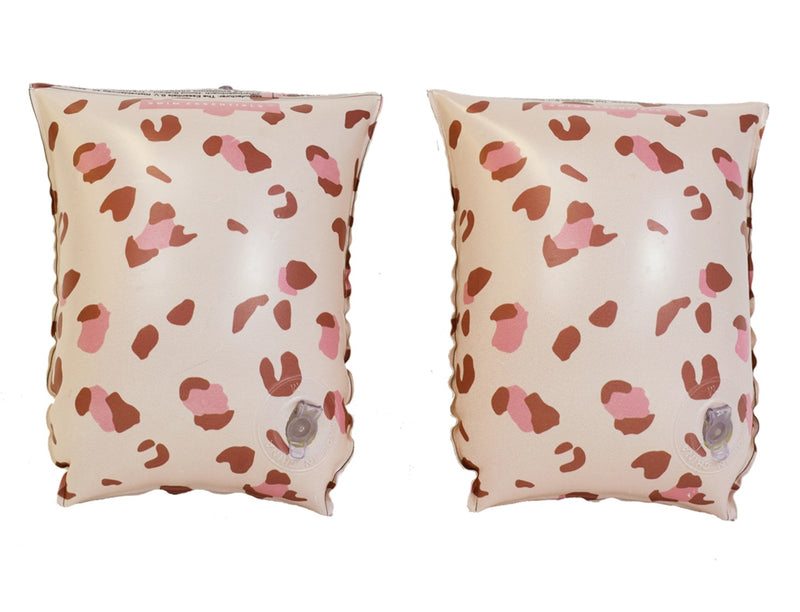 Swim Essentials - Zwembandjes panter old pink 0 - 2 jaar