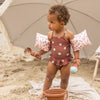 Swim Essentials - Zwembandjes panter old pink 0 - 2 jaar