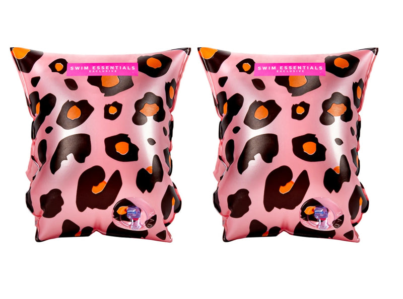 Swim Essentials - Zwembandjes Rosé gouden panter 0-2 jaar