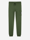 Jongens Falco Sweatpants van Nik & Nik in de kleur Dark Moss Green in maat 164.