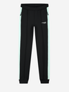 Jongens Melroy Track Pants van Nik&Nik in de kleur Zwart in maat 164.