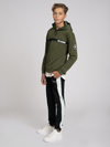 Jongens Melvin Hoodie van Nik & Nik in de kleur Dark Moss Green in maat 164.