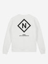 Jongens Maurits Sweater van Nik & Nik in de kleur Off White in maat 164.
