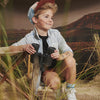 Jongens Long sleeve Baas van Z8 in de kleur Summer bleached in maat 140/146.