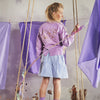 Meisjes Sweater Bambi van Z8 in de kleur Beasty black in maat 140/146.