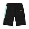 Skurk Shorts Bodin Black - Light Blue