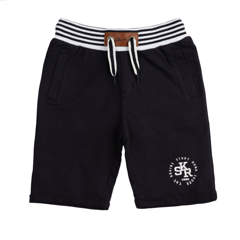 Jongens Sweatshort Brad van Skurk in de kleur Navy in maat 164, 170.