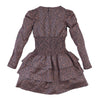 Meisjes Jurk lange mouw Chantal van Z8 in de kleur Lady gray/AOP in maat 140/146.