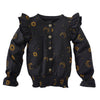 Meisjes Blouse Emilien van Z8 in de kleur Blacks back/AOP in maat 140-146.