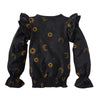 Meisjes Blouse Emilien van Z8 in de kleur Blacks back/AOP in maat 140-146.