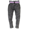 Meisjes Joggingbroek Erin van Z8 in de kleur Stonewash black in maat 140.