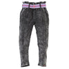 Meisjes Joggingbroek Erin van Z8 in de kleur Stonewash black in maat 140.